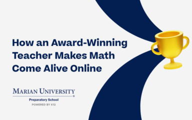 Image with text: How an Award-Winning Teacher Makes Math Come Alive